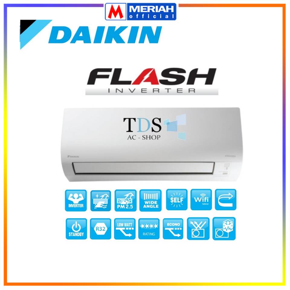 AC Daikin FTKQ50UVM4 + PASANG AC Split 2 PK Inverter