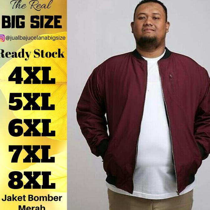 JAKET PRIA 4XL JAKET BIG SIZE XXXXL JAKET JUMBO 5XL JAKET BOMBER
