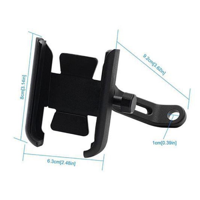 Phone Holder HP Motor Handphone Spion Sepeda Motor Stand Bracket  HM 11 - Dreal Entrepreneur