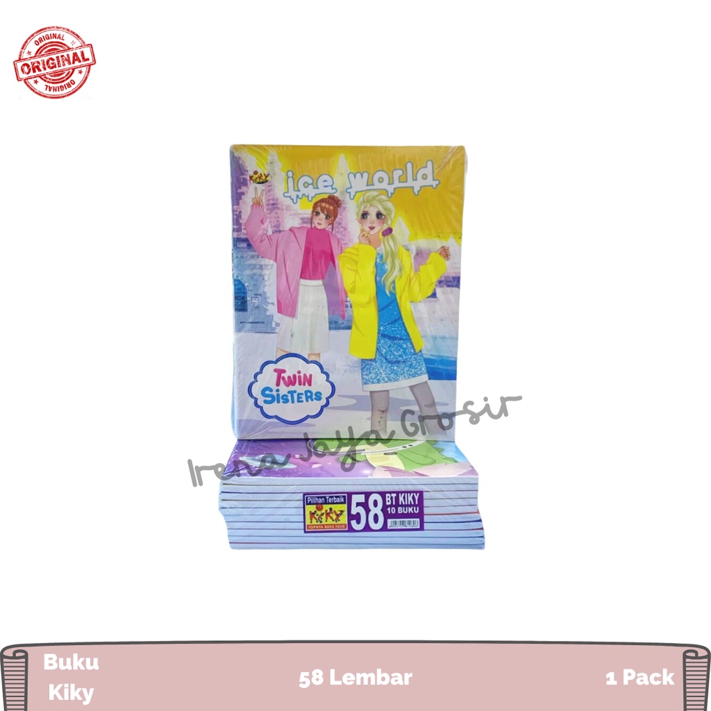 

BUKU TULIS SEKOLAH KIKY 58 LEMBAR ISI 1O BUKU