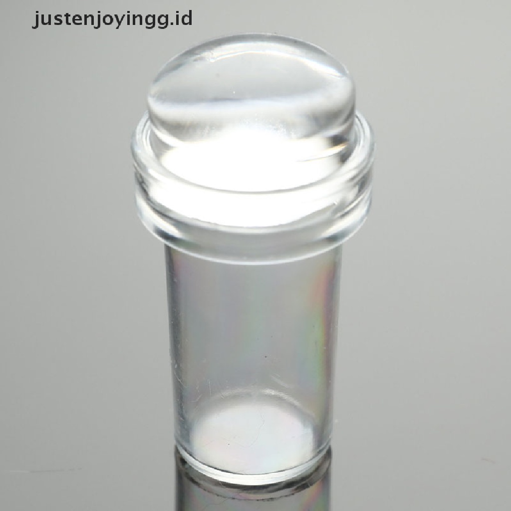 Stempel Jelly Silikon Ukuran 2.4cm Untuk Nail Art