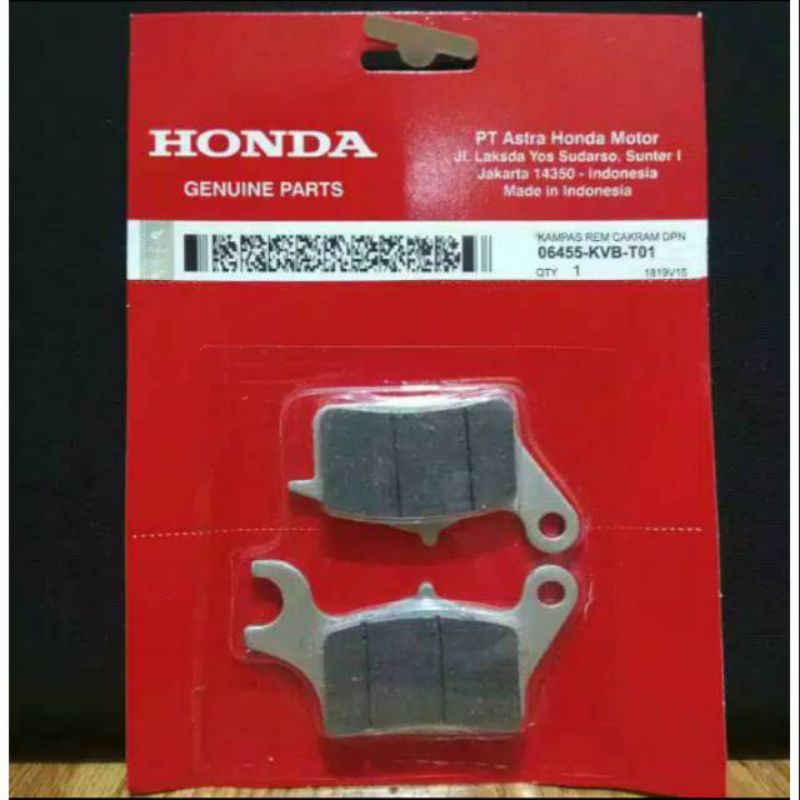 dispad Kampas Rem Depan Honda Beat, Vario 06455-KVB-T01