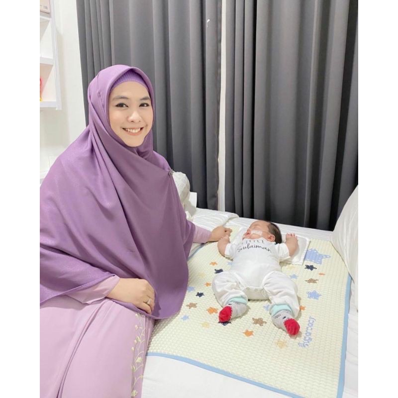 Sugar Baby Perlak Karet Organic Healthy Cot Sheet 90x60cm