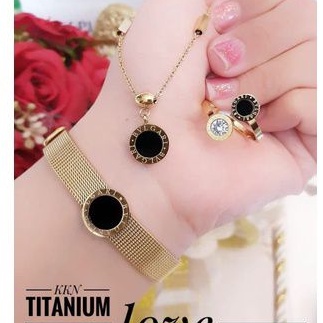 Titanium set perhiasan wanita i211