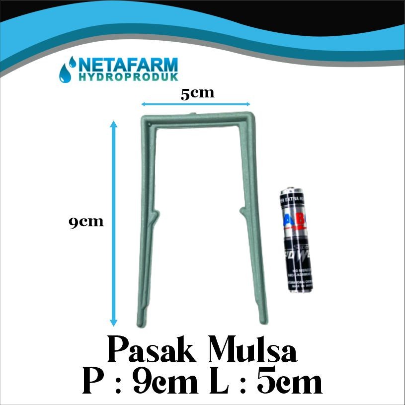 Pasak Penusuk Pengikat Penjepit Plastik Mulsa 9 cm - 10 pcs