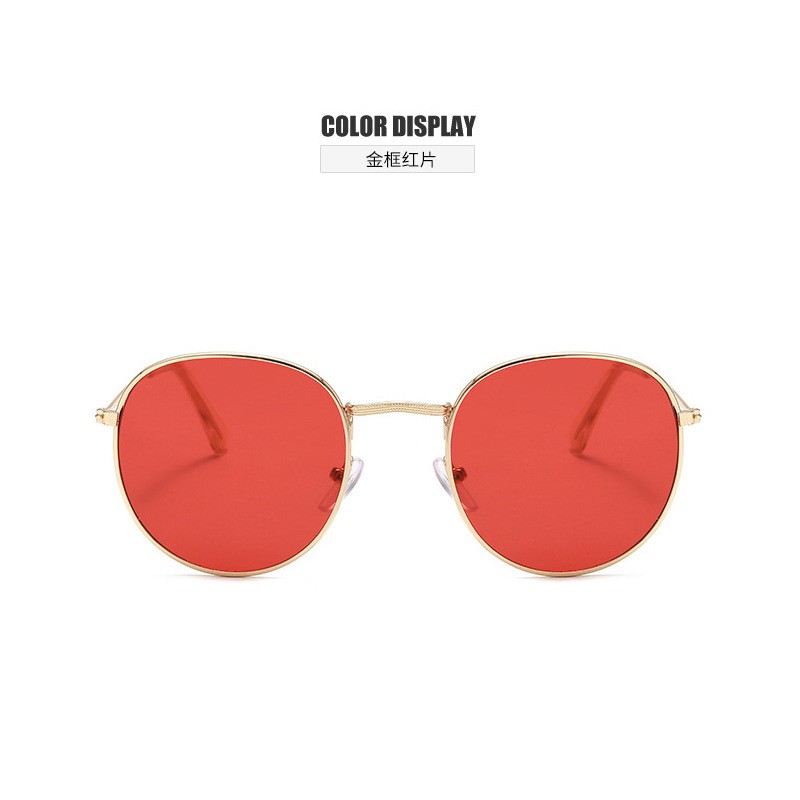 •OKEY BELI•KC346 KACAMATA FASHION UNISEX STYLE KOREA KACA MATA KEREN IMPORT KACA MATA MURAH cod-GOLD RED