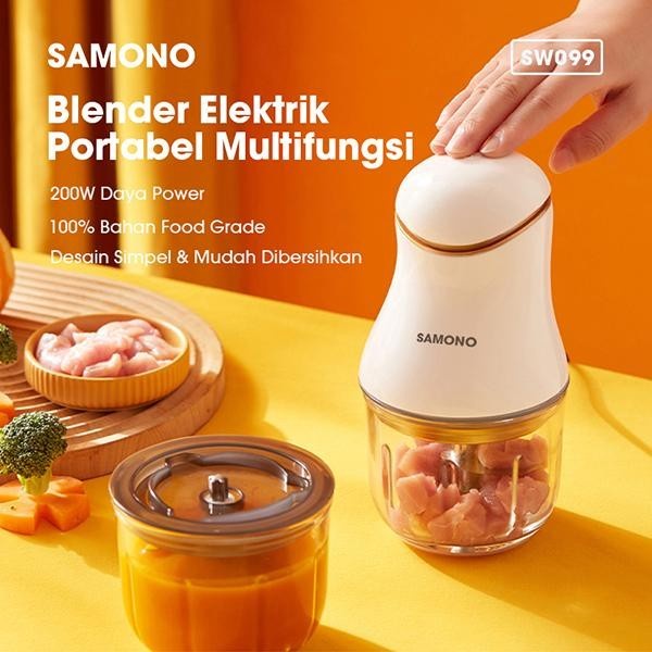SAMONO Food Chopper Food Processor Blender Daging 0.3L Samono 200W- SW099