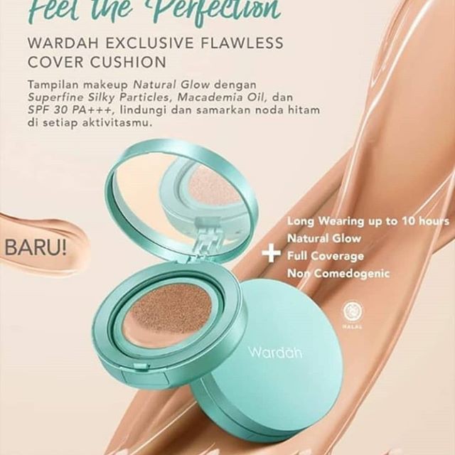 ★ BB ★ Wardah Exclusive Flawless Cover Cushion SPF 30 PA+++