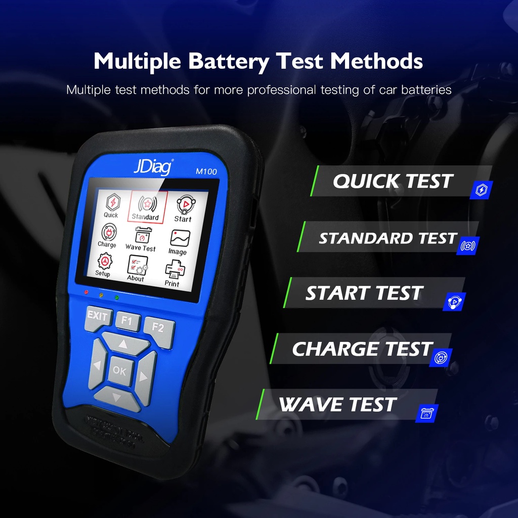 [Lengkap Yamaha Honda] JDiag M100 / M100 Pro Diagnosis Scanner Scaner Motor injeksi HONDA YAMAHA &amp; OBD2