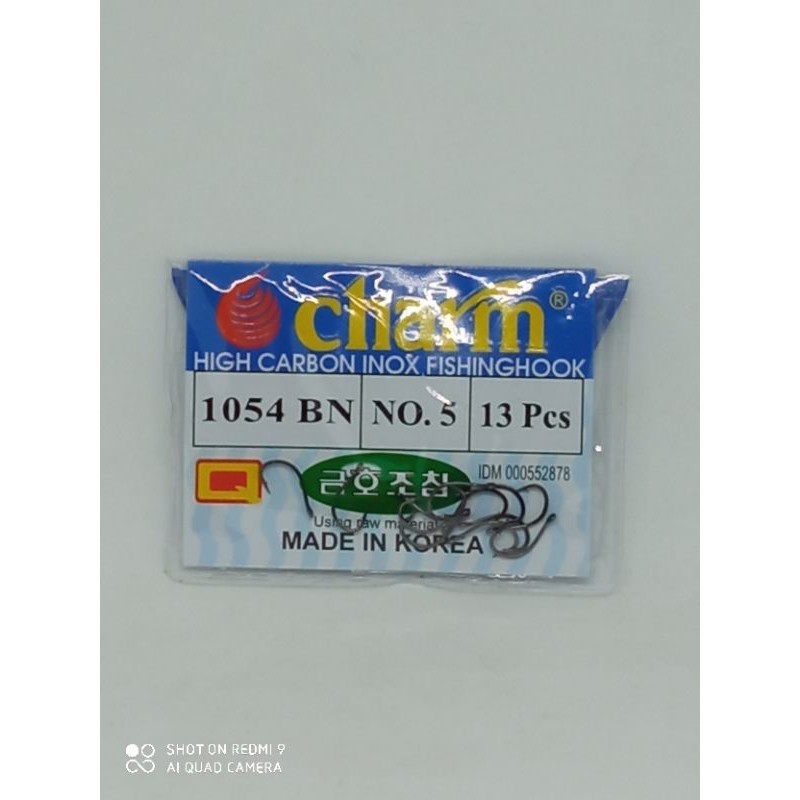 Kail Pancing Charm No.05 (1054 BN) Untuk Ikan Mas