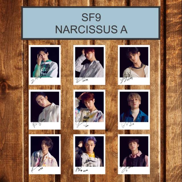 SIGNED KPOP POLAROID SF9 NARCISSUS ALBUM