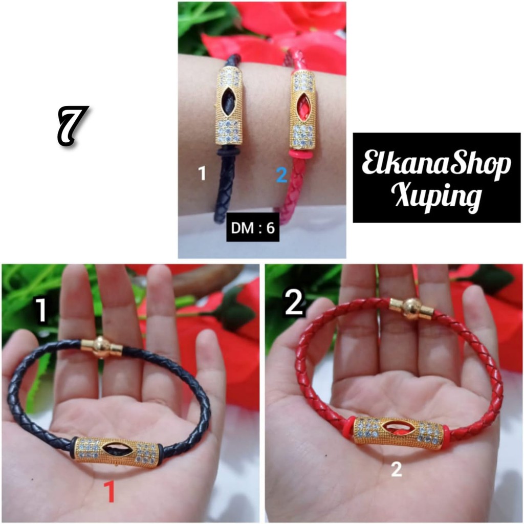 Gelang Magnet Liontin Tabung Xuping,Nomor Bisa Chat Aja Kami