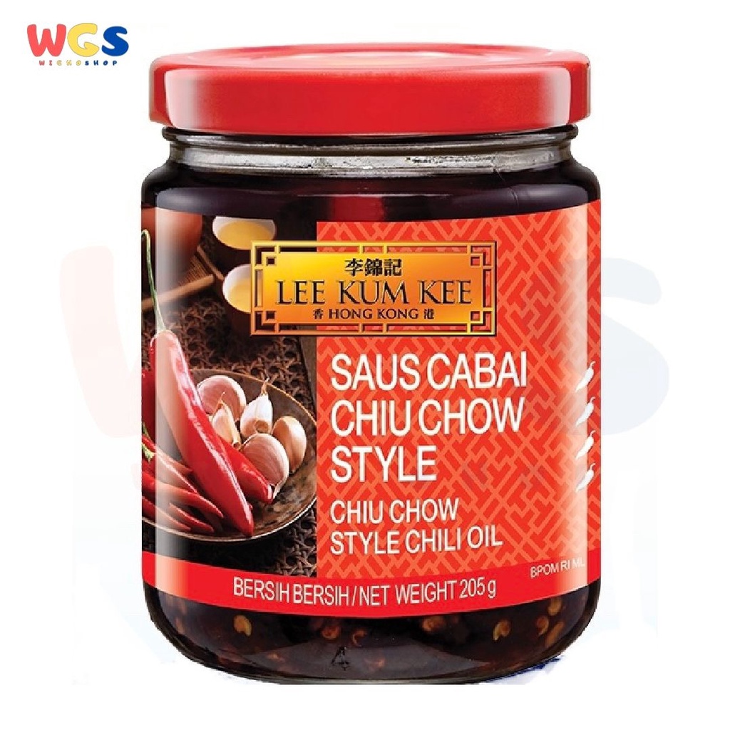 

Lee Kum Kee Chiu Chow Style Chili Oil Saus Cabai 205g