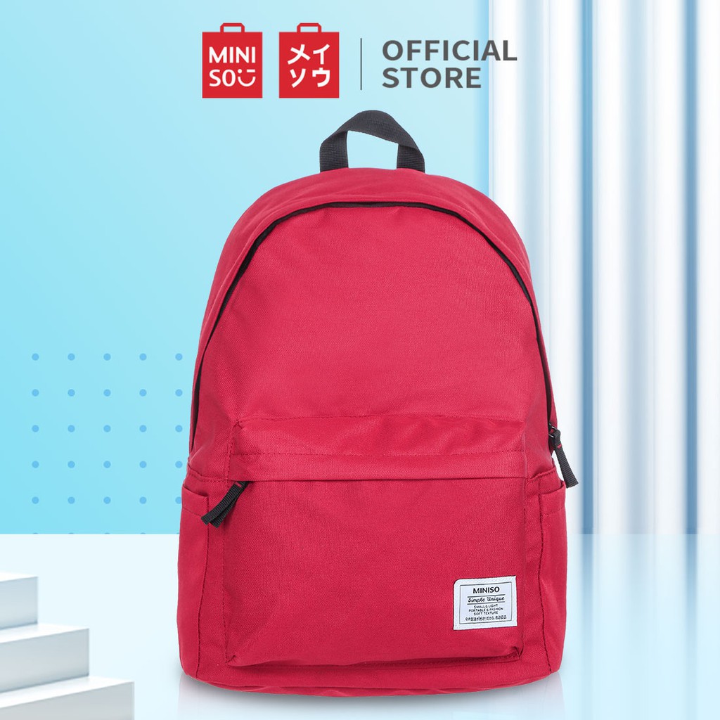 MINISO Tas  Ransel  Backpack Tas  Pungung Travel Sekolah 