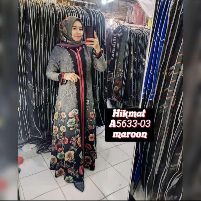 Abaya Hikmat ory A5633