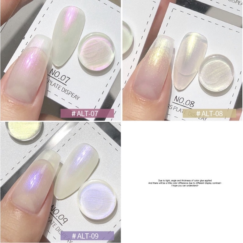 [FLASHES] AS ALT WHITE SERIES UV NAILS POLISH GEL 15ml