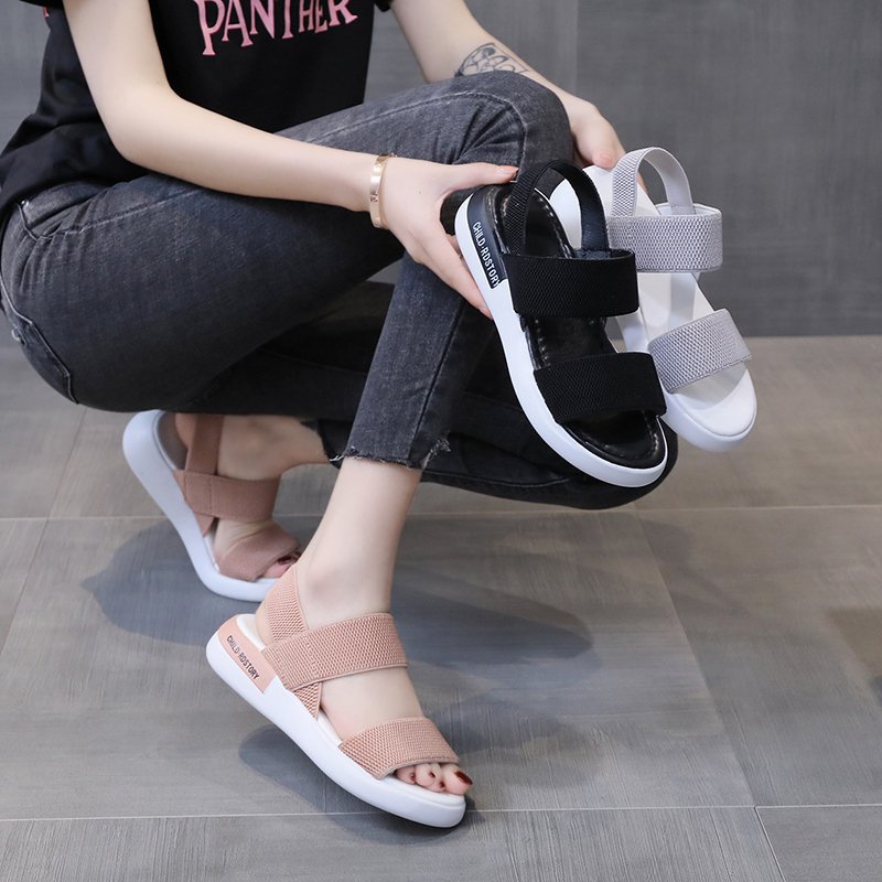 HS / Sandal Wedges Sepatu Wanita Premium S-16