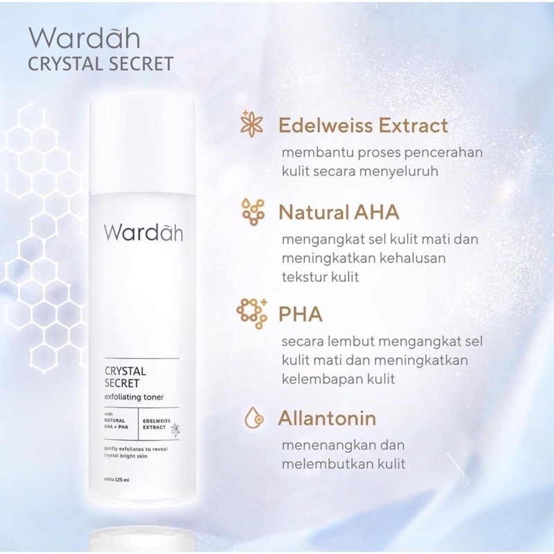 Wardah Crystal Secret ExfoliatingToner 125ml