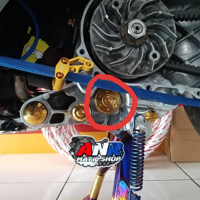 Baut Probolt Tutup Oli Mesin Samping Honda Baut Probolt Tutup Filter Oli Beat Scoopy Vario 110