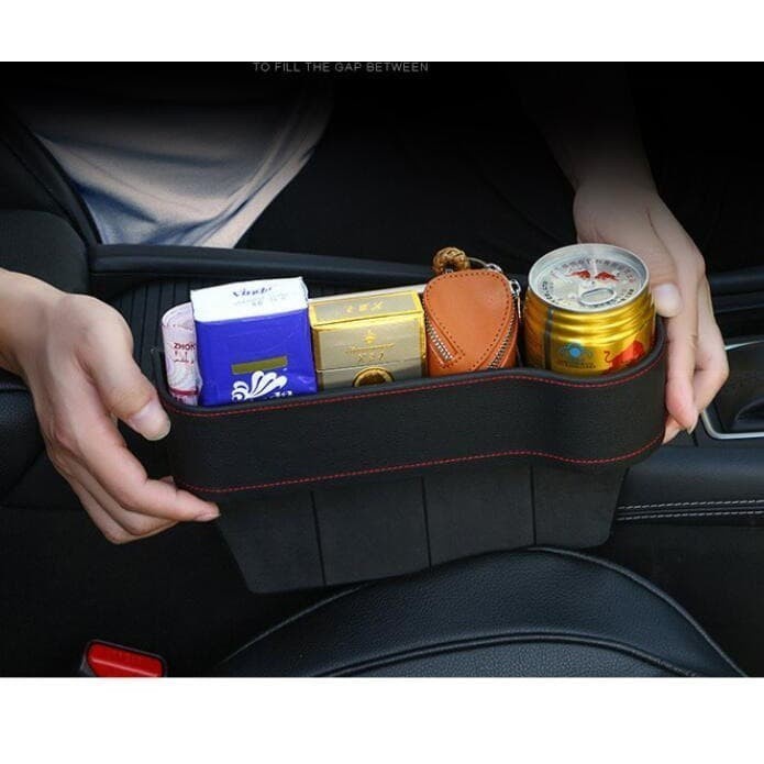 Baseus Elegant Car Storage Box Rak Organizer di gab samping Jok Mobil