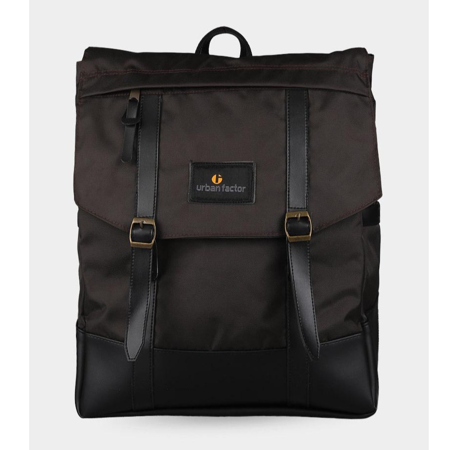 HIGHWAY BROWN |Urban Factor x FORIND| Tas Ransel Ori Bag Polos Pria Wanita Backpack Baru New Origina