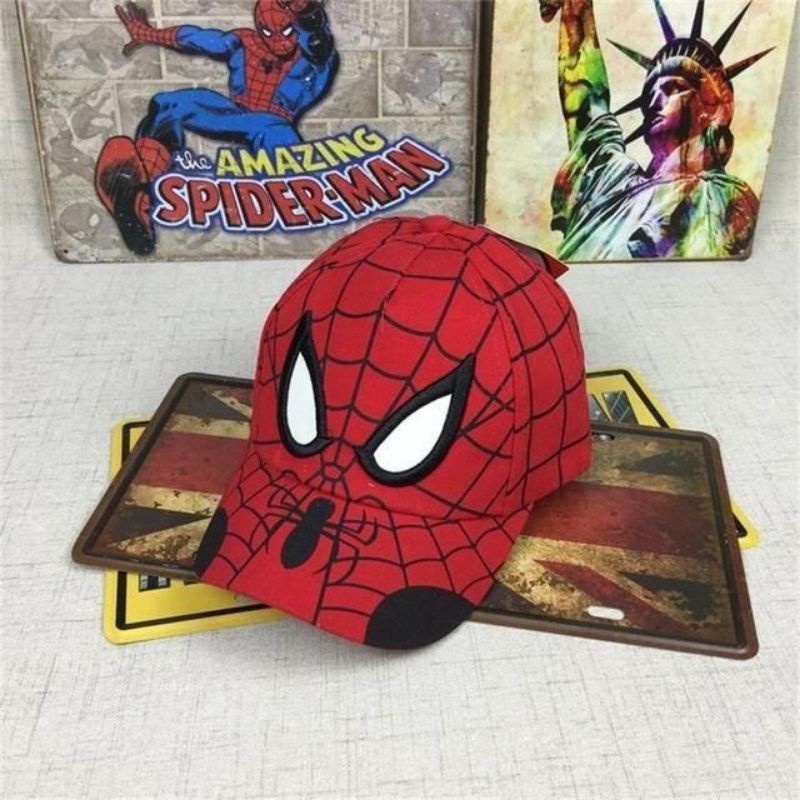 Topi  Anak Baseball Spiderman 2-9 tahun Laki-Laki Cowok Bordir