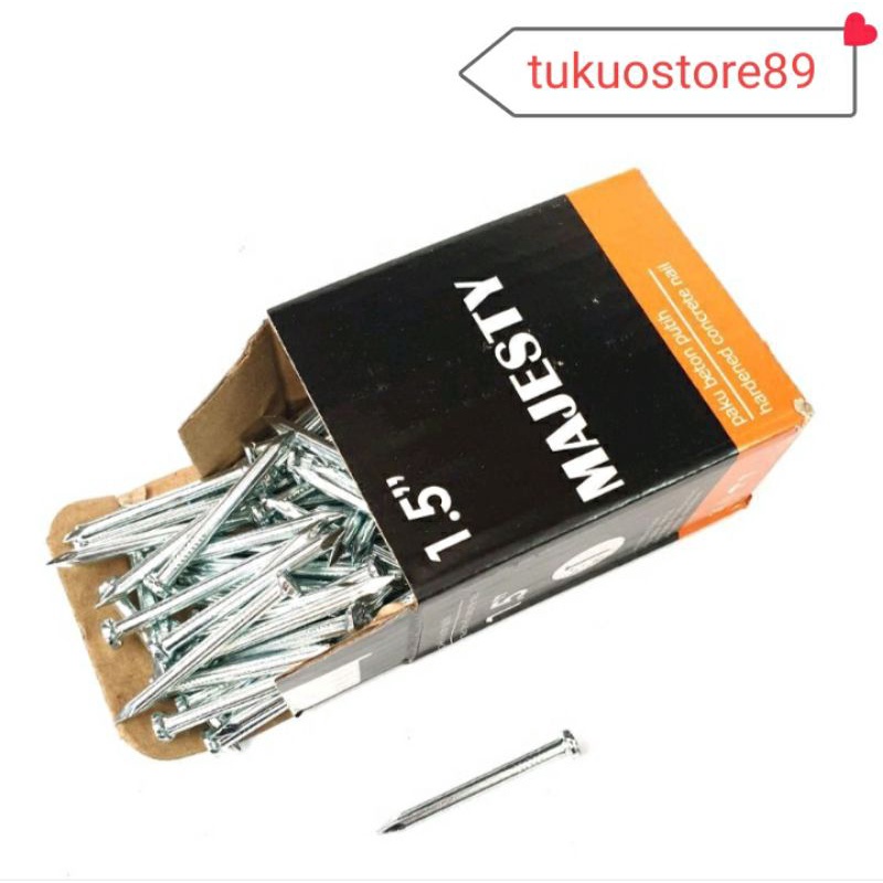 paku beton / paku cor / paku tembok / paku dinding MAJESTY (putih)