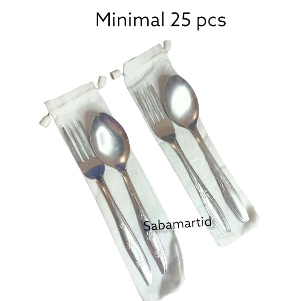 Souvenir sendok garpu pouch