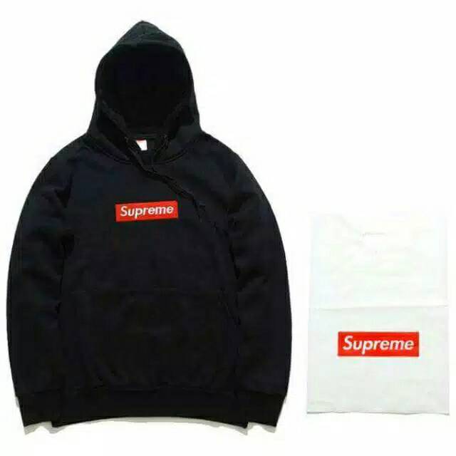 black supreme jumper