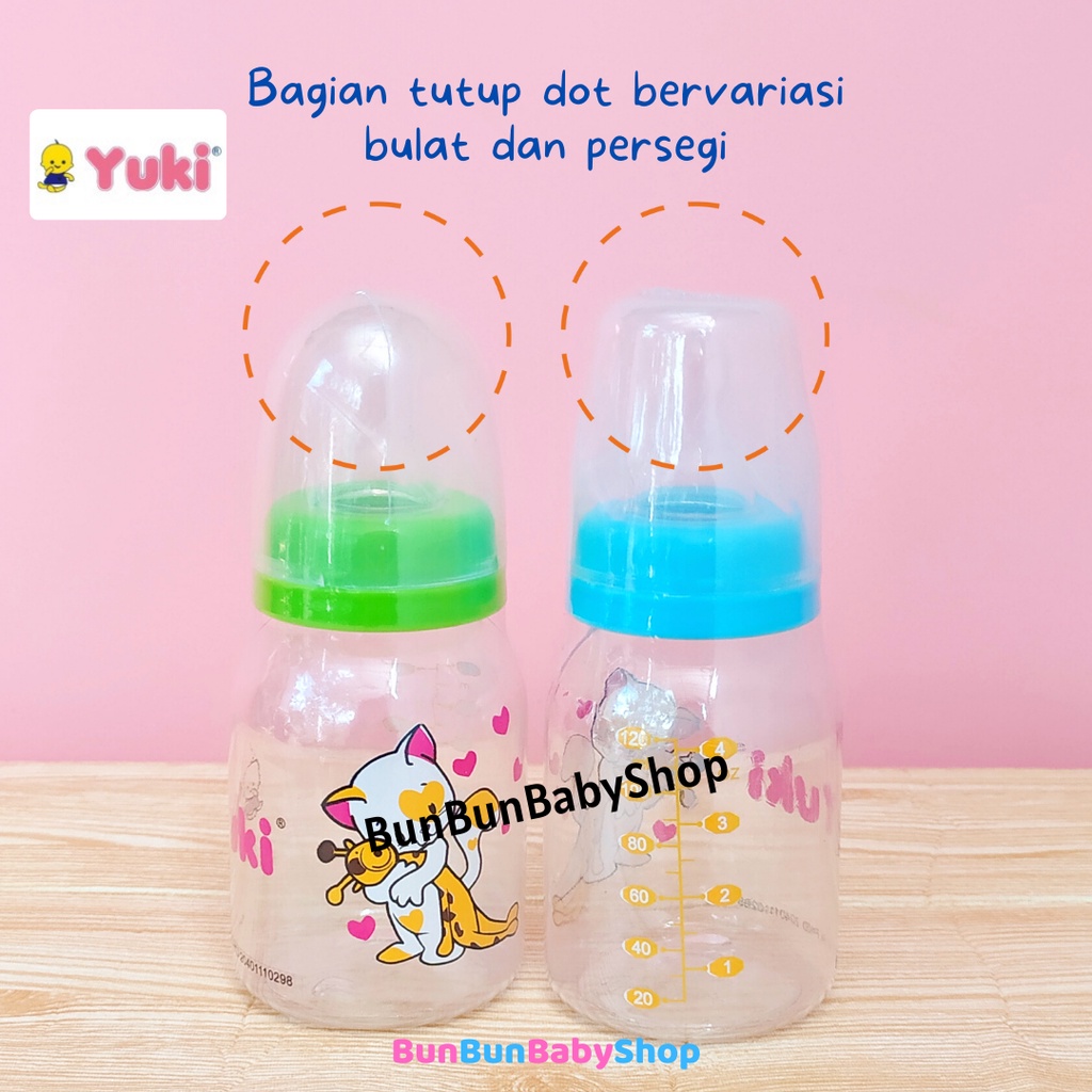 120ml YUKI Botol Susu Bayi Anak Murah Perlengkapan Bayi Baru Lahir Newborn Peralatan Makan Baby Asi