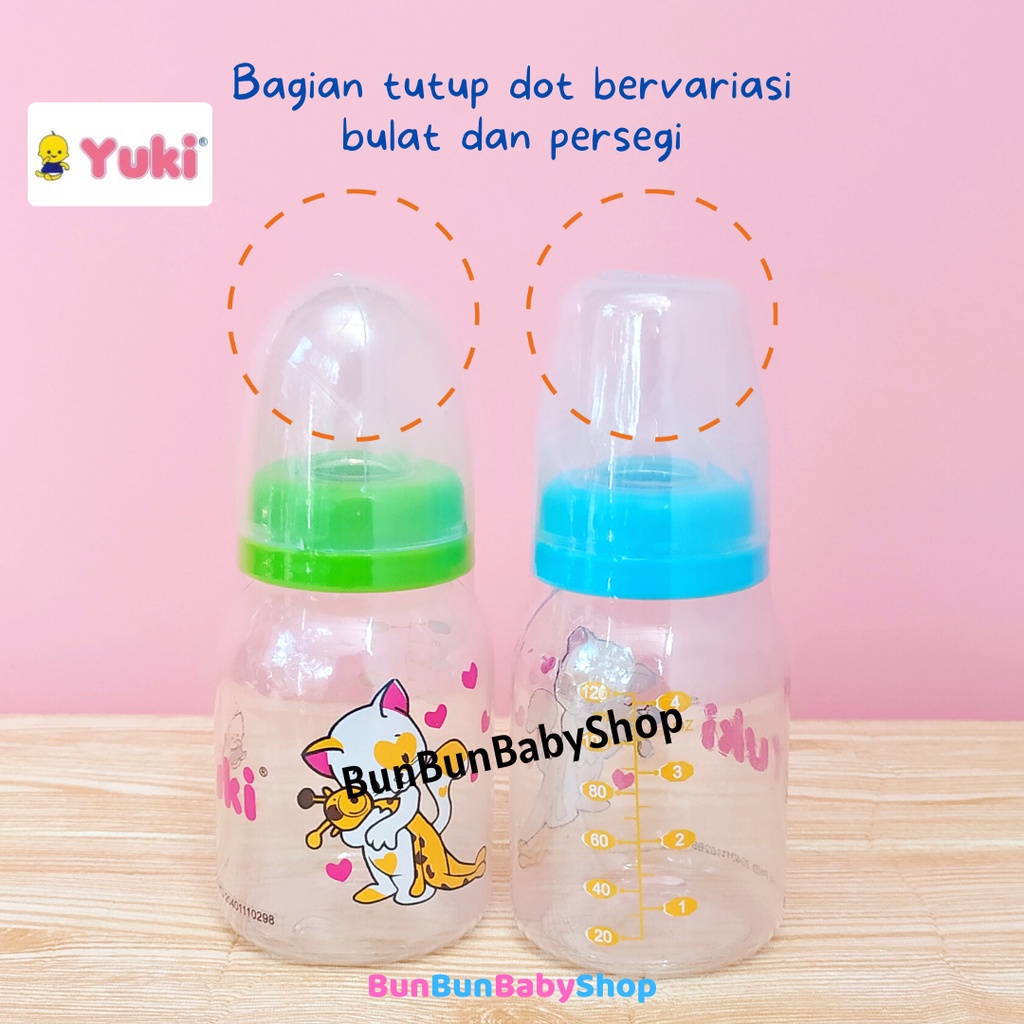 120ml YUKI Botol Susu Bayi Anak Murah Perlengkapan Bayi Baru Lahir Newborn Peralatan Makan Baby Asi