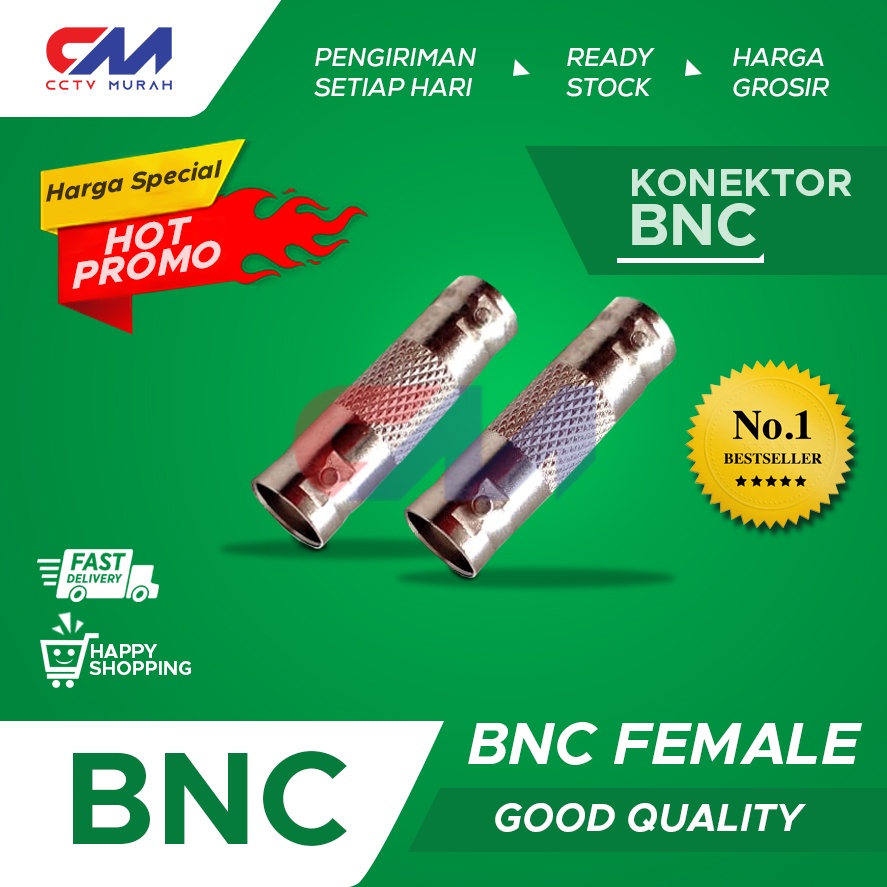 BNC FEMALE || Connector BNC FEMALE For Camera CCTV