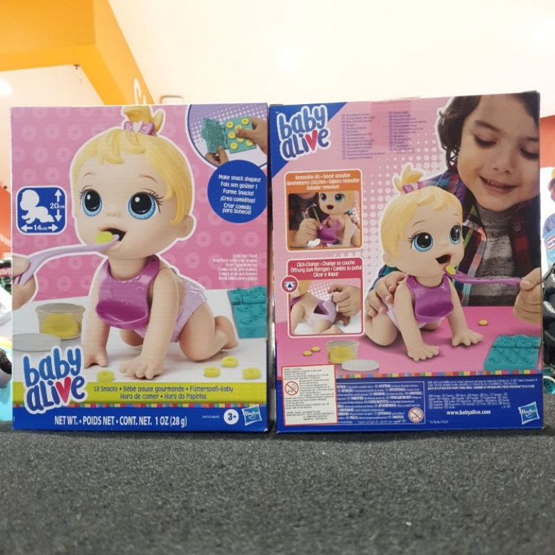 Boneka Baby Alive Lil Snacks Original Hasbro Bisa Makan