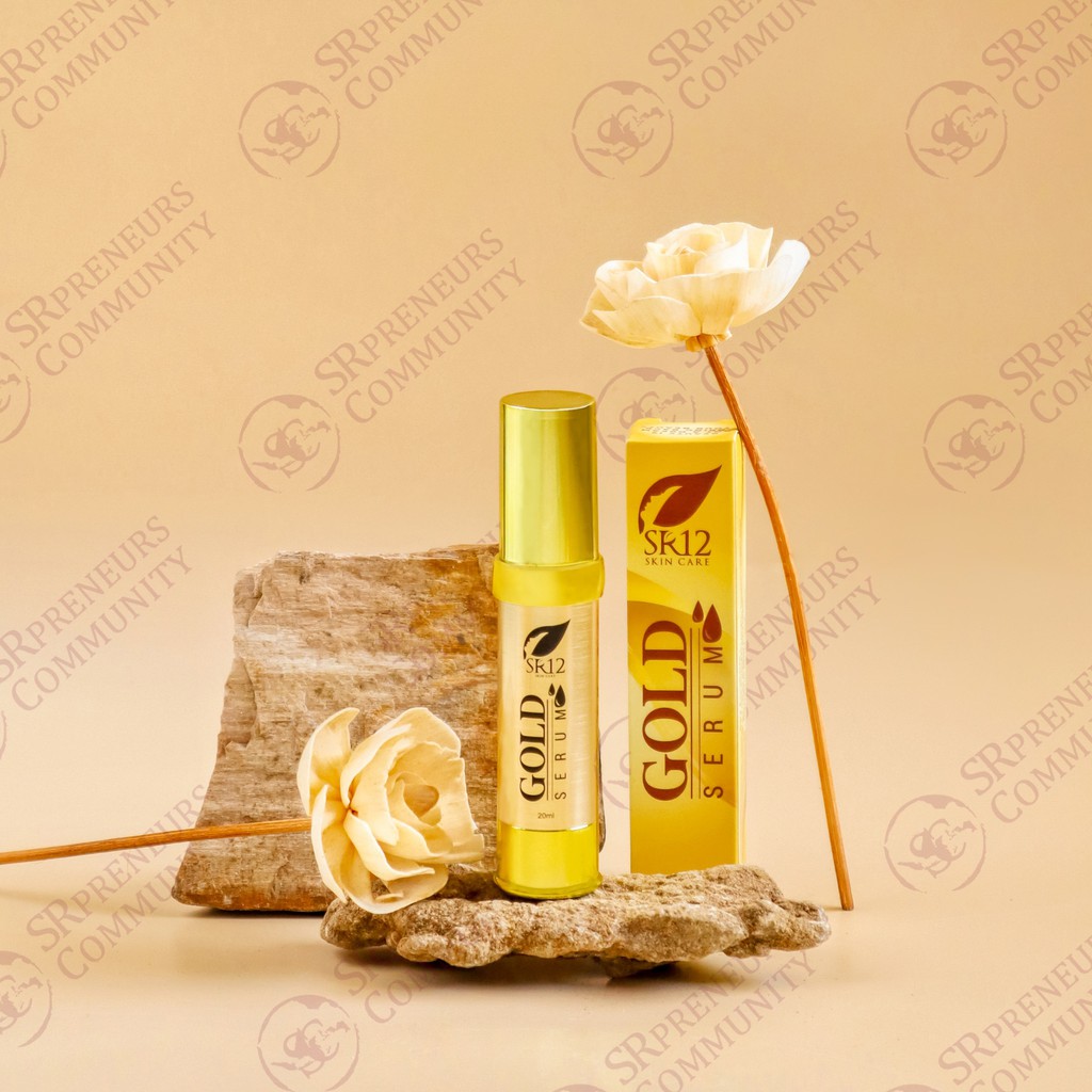 SR12 GOLD SERUM ANTIAGING KULIT KENCANG CERAH &amp; GLOWING BPOM