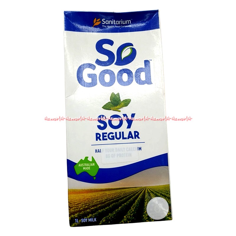 Sanitarium So Good Soy Regular 1L Soy Milk Soy Regular Sani Tarium Susu UHT Susu Kedelai Siap Minum Soybean Milks