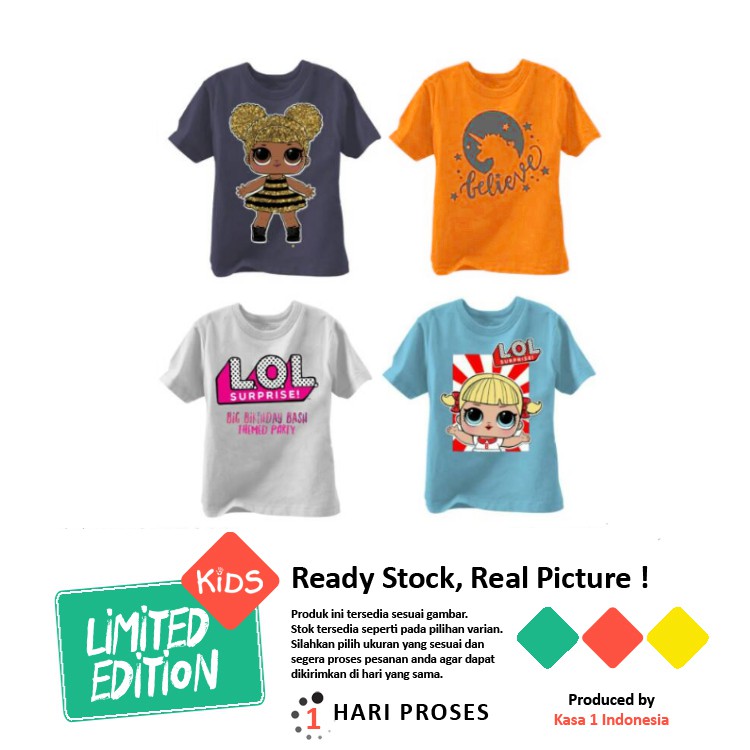  Kaos  Bayi  Perempuan Motif Karakter Lengan  Pendek  Shopee 