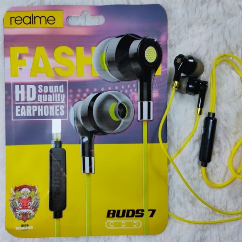 PROMO PRIORITAS HANDSFREE REALME BUDS7 SUPER STYLE HEADSET STEREO EARPHONE PURE SOUND