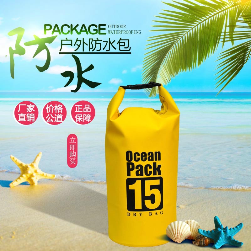 OCEAN PACK DRYBAG WATERPROOF TAS ANTI AIR 15L / 15 LITER  &lt; ADA 2 TALI  &gt;