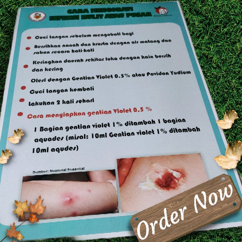 

Poster Bidan Cara Mengobati Infeksi Kulit Atau Pusar