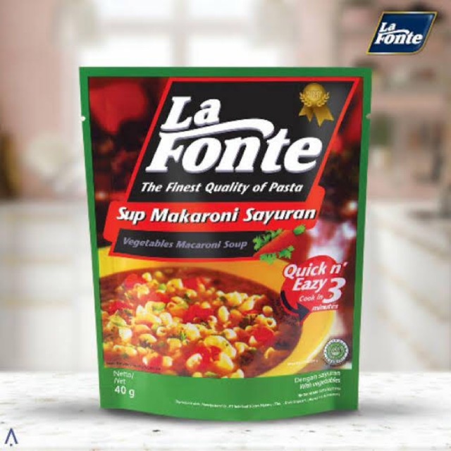 

LA FONTE SUP MAKARONI SAYURAN 40G