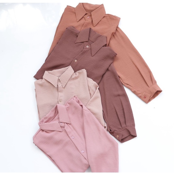 Miko Basic Blouse - Blouse Wanita Polos