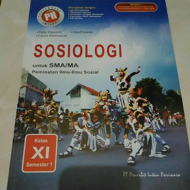 Buku PR Sosiologi kelas 11A