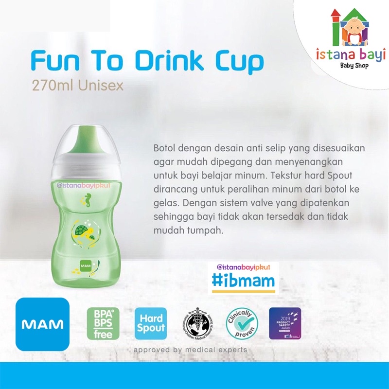 MAM Fun To Drink Cup - Botol Minum Anak