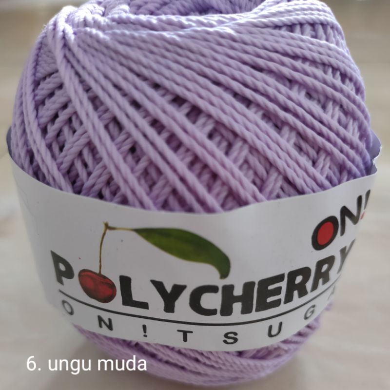 Benang Rajut Polycherry / polichery pink series satuan