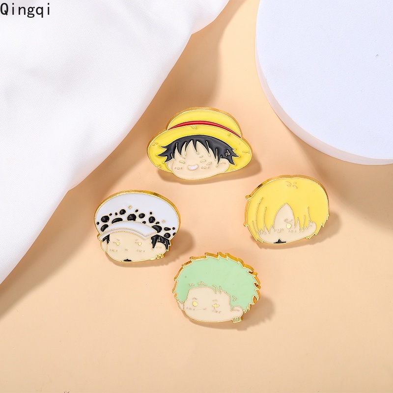 Bros Pin Enamel Desain Karakter Anime One Piece Untuk Hadiah Teman