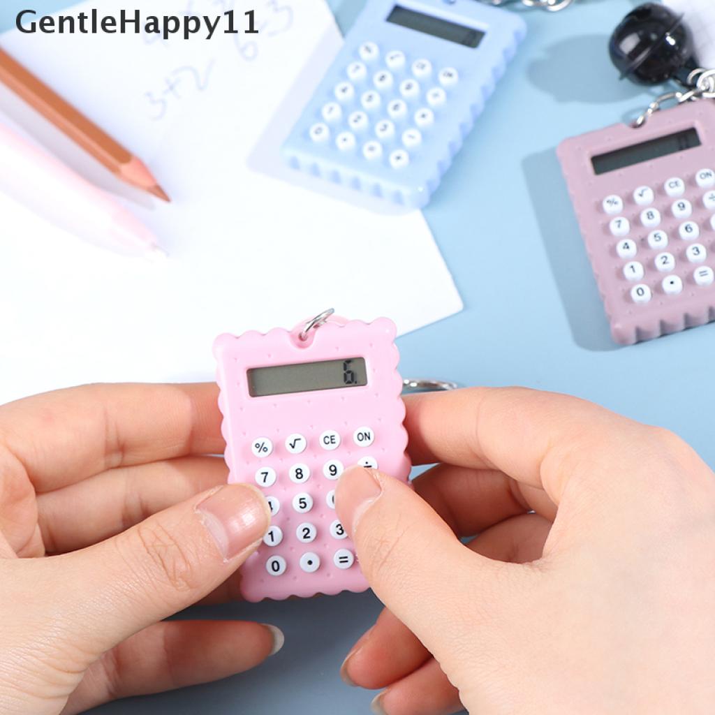 Gentlehappy Kalkulator Mini Portable 8digis Display Kalkulator Ultra-Tipis Perlengkapan Sekolah