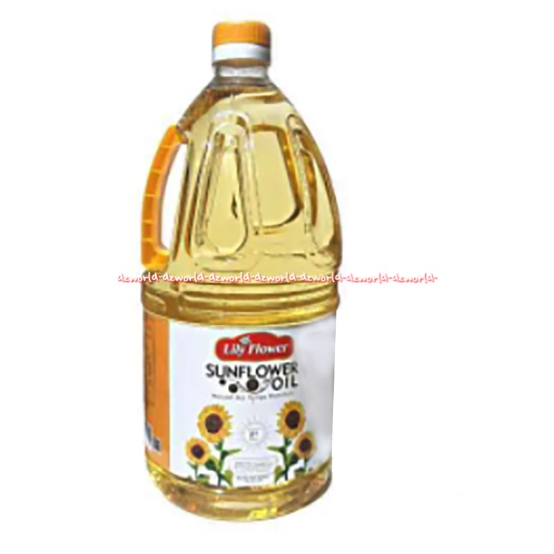 Lily flower Sunflower Oil 2L Lili Sun FLower Minyak Goreng Biji Matahari Sun Flowers 2 Litter 2 Ltr