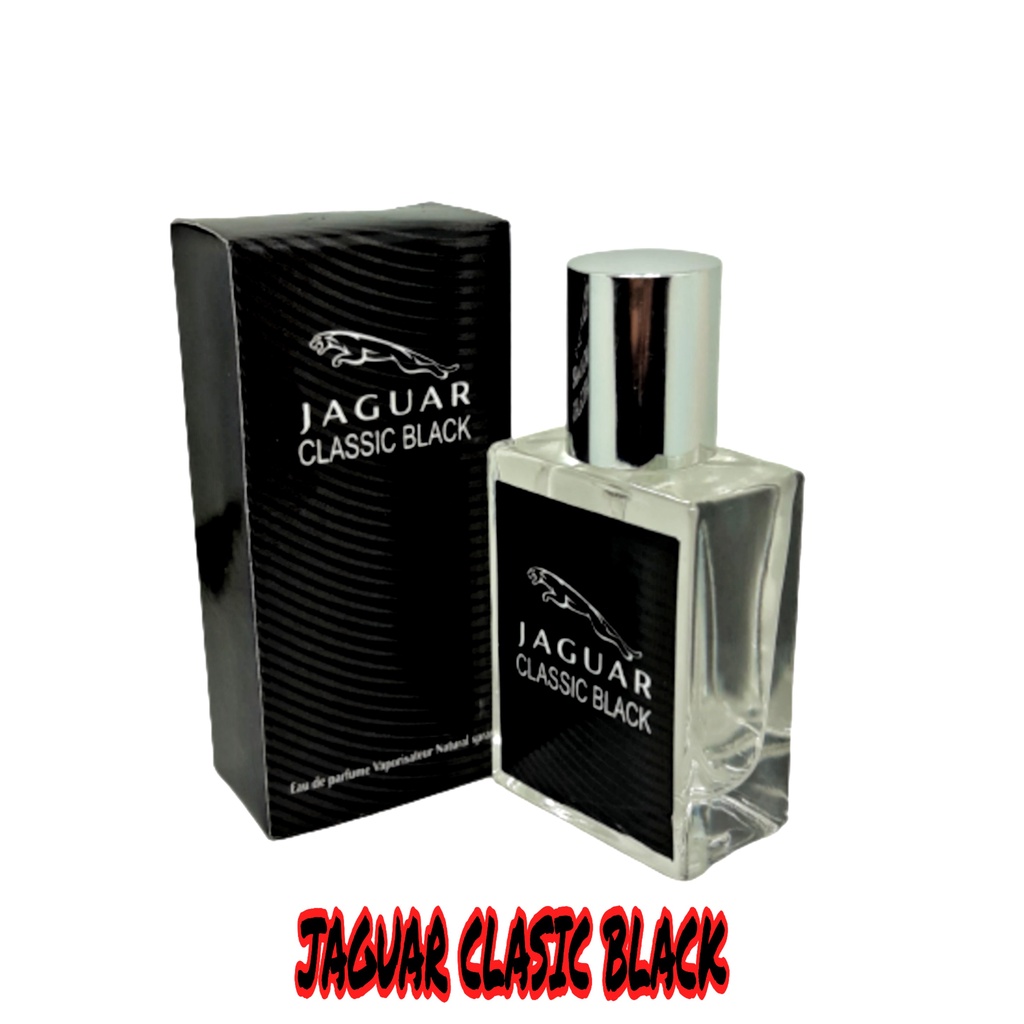 Parfum JAGUAR CLASIC BLACK 30ml Original Eau De Parfum Jaguar Black Clasic | Parfum Remaja Pria Cowok Laki-Laki Cwok Tahan Lama Termurah