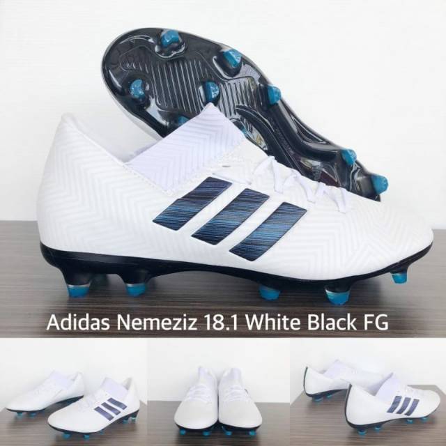 Adidas Nemeziz 18.1 White Black FG