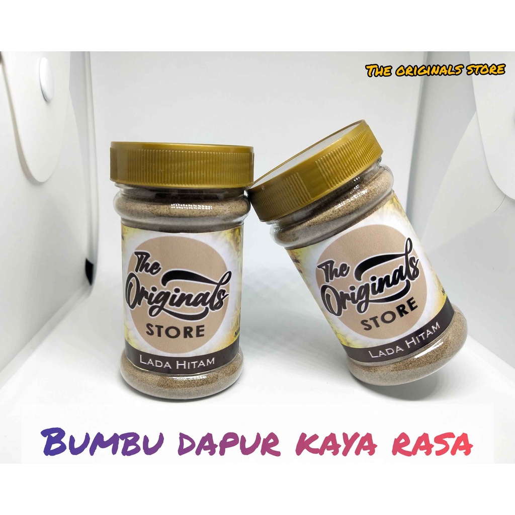 

Lada hitam bubuk/Black Pepper/Bumbu Rempah Rempah 80gr